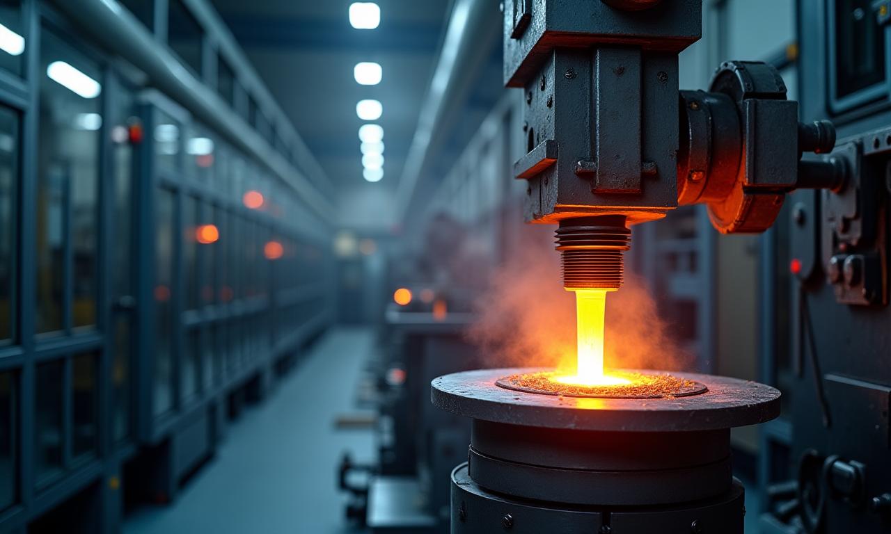 최첨단 금속 제련 공정의 역동적인 모습