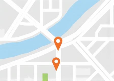 혜합금 사무실이 표시된 서울 강남 지역 지도 이미지