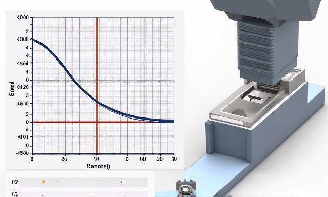 가상 인장 강도 시험 장비와 인장 곡선 그래프